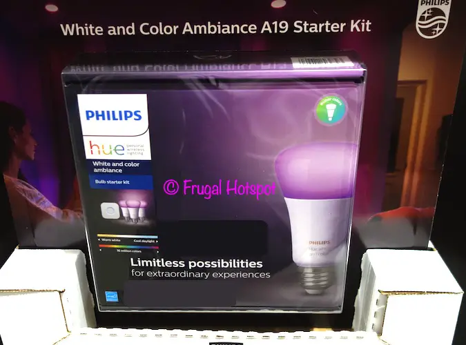 Philips Hue White and Color Ambiance A19 Starter Kit | Costco