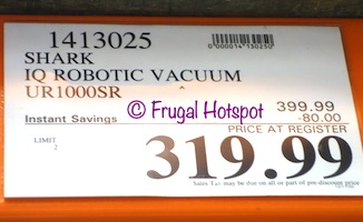 Shark IQ Robot Vacuum | Costco Sale Price