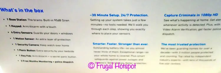 SimpliSafe Home Security System Details | Costco