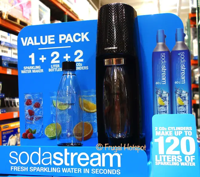 Soda Stream Fizzi Sparkling Water Maker Bundle | Costco Display