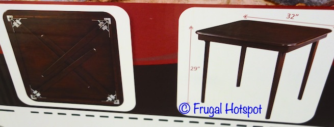 Stakmore 32 Wood Folding Table Dimensions | Costco