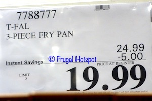 T-Fal Fry Pan 3-Piece Set | Costco Sale Price