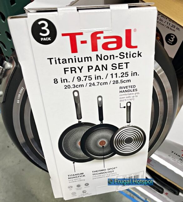Tfal NonStick Fry Pan 3Piece Set Costco Sale! Frugal Hotspot
