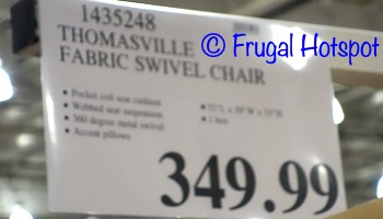 Thomasville Fabric Swivel Chair | Costco Price