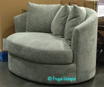 Thomasville Fabric Swivel Chair At, Round Couch Chair Costco