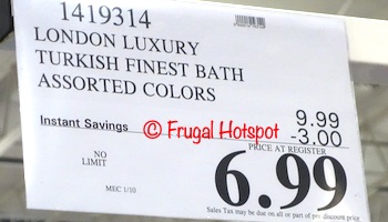 Turkish Finest Bath Towels | Costco Sale Price