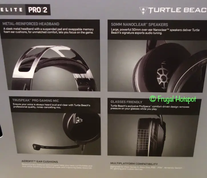 Turtle Beach Elite Pro 2 Gaming Headset Details | Costco
