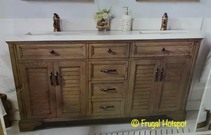 Augusta Brown Double Sink Vanity by Northridge Home | Costco