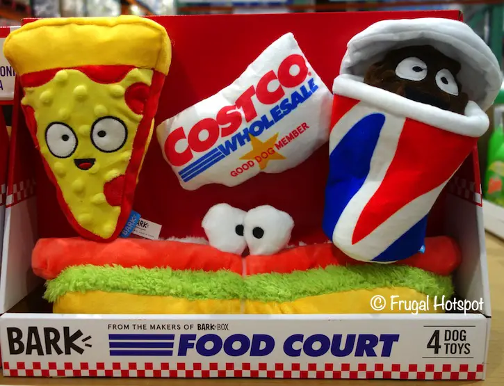 BarkBox Bark Food Court Dog Toy Bundle | Costco Display