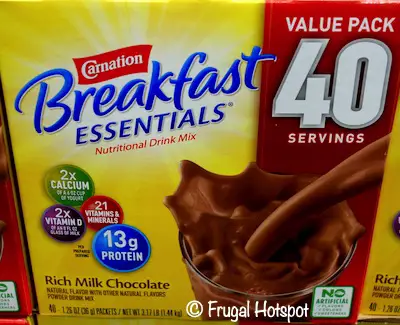 Carnation Breakfast Essentials 40 count | Costco