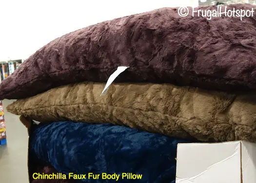 Chinchilla Faux Fur Body Pillow | Costco 9058183