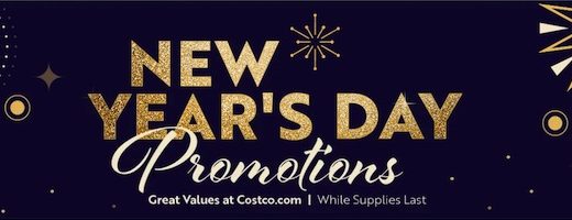 Costco.com New Years Day 2021 Sale