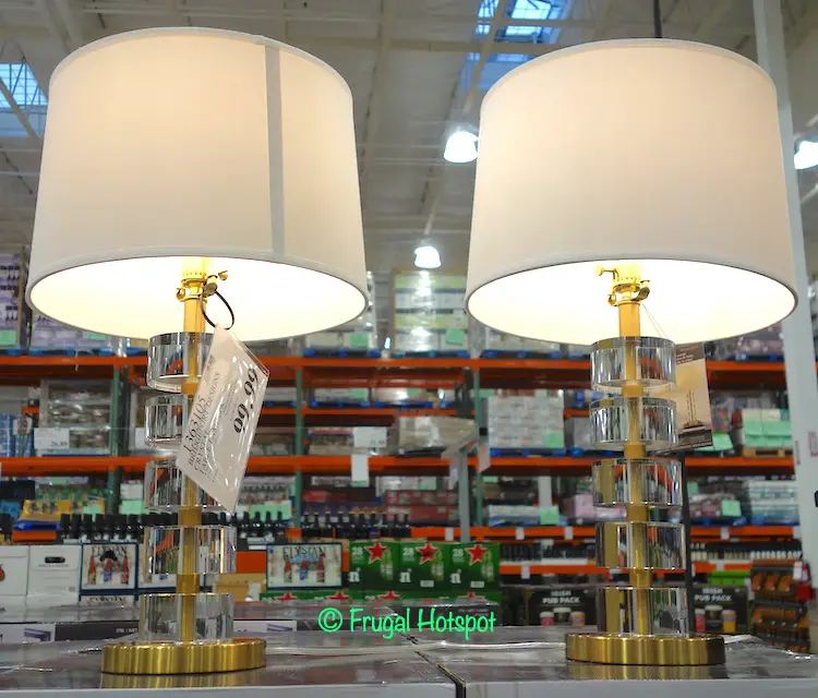 Crystal Table Lamp Set by Bridgeport Designs | Costco Display