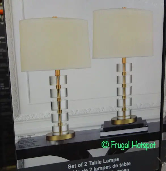 Crystal Table Lamp Set by Bridgeport Designs | Costco