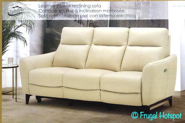 gilman creek leather reclining sofa