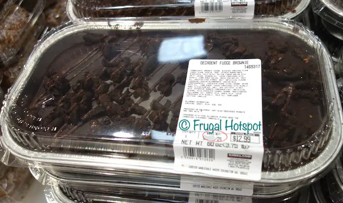 Kirkland Signature Decadent Fudge Brownie | Costco Display