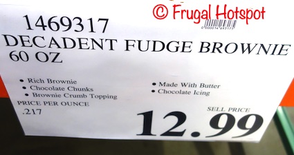 Kirkland Signature Decadent Fudge Brownie | Costco Price
