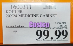 Kohler Mirrored Medicine Cabinet | Costco Sale Price