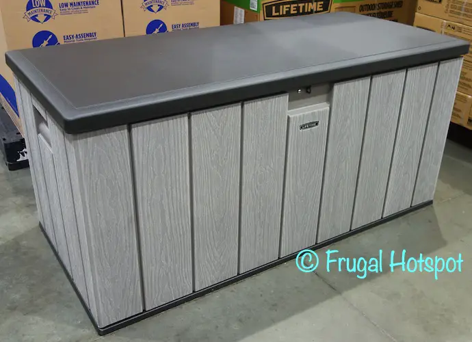 Lifetime 150 Gallon Deck Box At Costco, Patio Storage Chest Costco