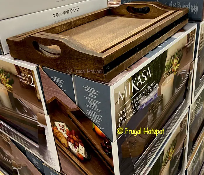 Mikasa Wood Trays 2-Pack | Costco Display