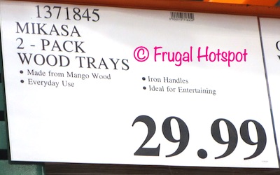 Mikasa Wood Trays 2-Pack | Costco Price