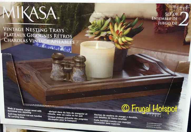 Mikasa Wood Trays 2-Pack | Costco