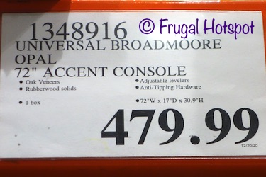 Opal Accent Console Universal Broadmoore | Costco Price