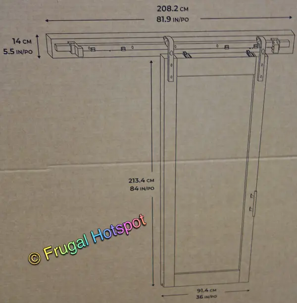 Ove Westlock Barn Door Dimensions | Costco