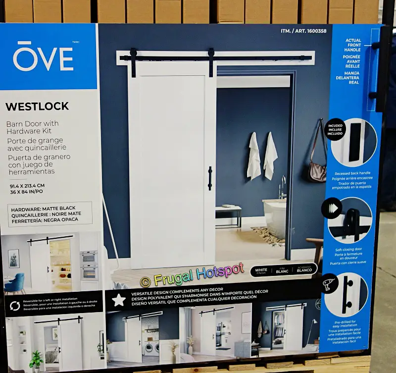 Ove Westlock Barn Door with Hardware Kit | Costco