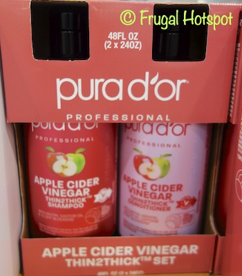 Pura D'Or Apple Cider Vinegar Thin2Thick Shampoo Conditioner | Costco