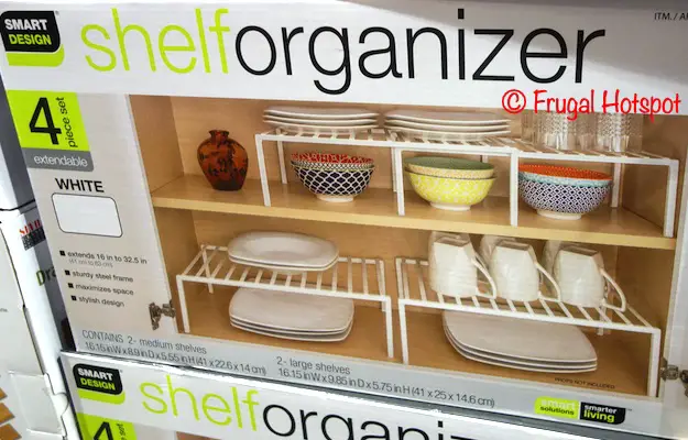 Smart Design Shelf Organizer White | Costco