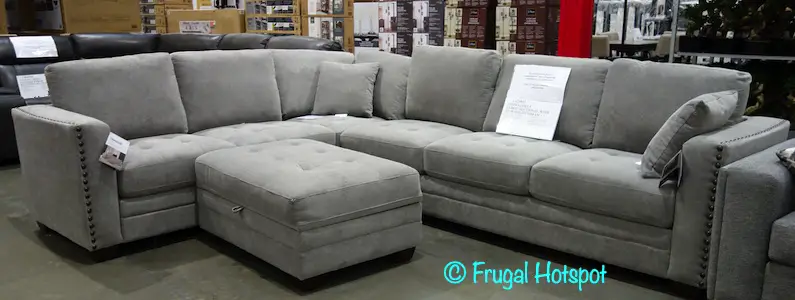 Thomasville Selena Sectional and Ottoman | Costco Display