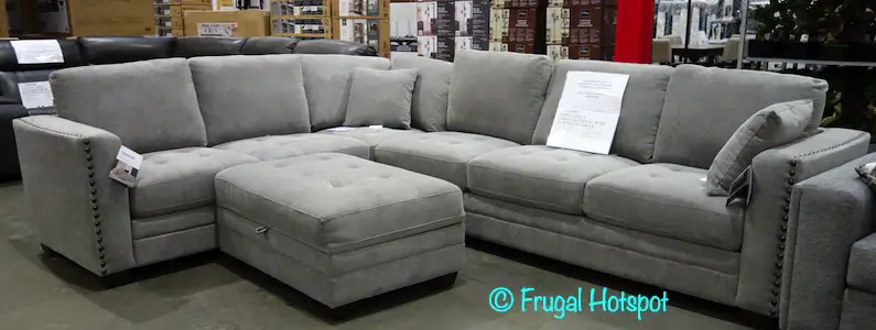 Thomasville Selena Sectional And Ottoman At Costco Frugal Hotspot