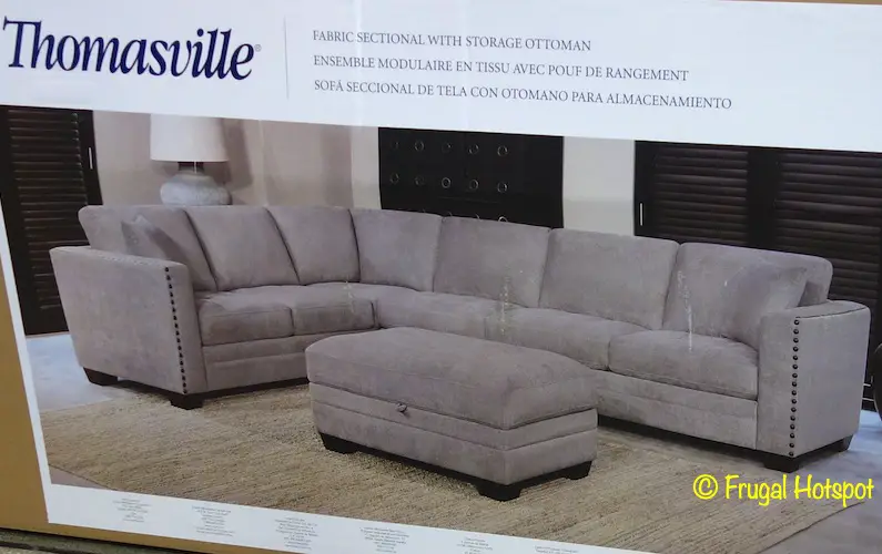 Thomasville Selena Sectional and Ottoman | Costco