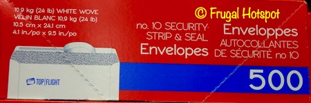 Top Flight Security Envelops 500ct | Costco