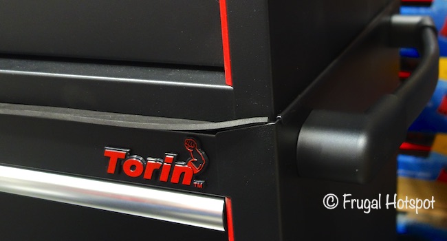 Torin Redline Rolling Tool Chest handle | Costco