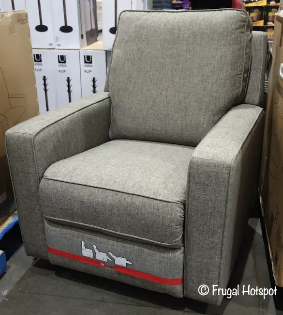 True Innovations Gray Fabric Swivel Glider Recliner 2021 | Costco