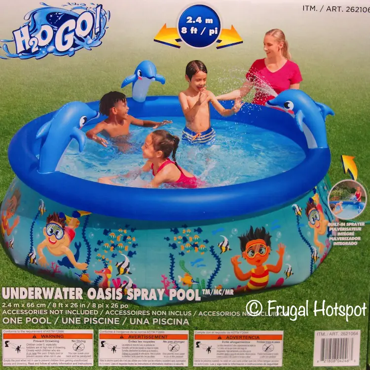 Bestway H20Go! Underwater Oasis Spray Pool | Costco