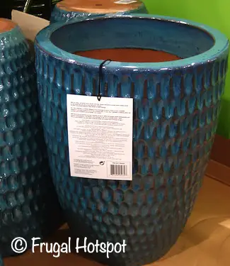 Channel Glazed Ceramic Planter | Costco 1902430