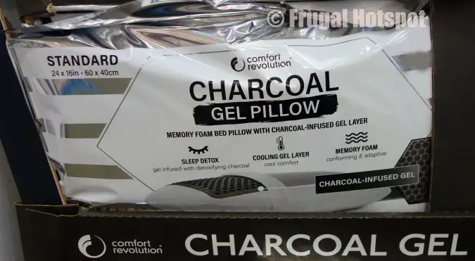 Comfort Revolution Charcoal Gel Memory Foam Pillow at Costco