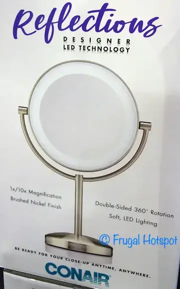 Conair Reflections Lighted Mirror, Lighted Vanity Mirror Costco