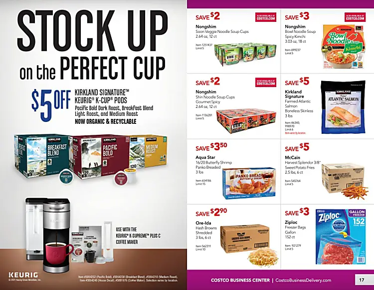 Costco Coupon Book Business Center MARCH 2021 Page 16 page 17