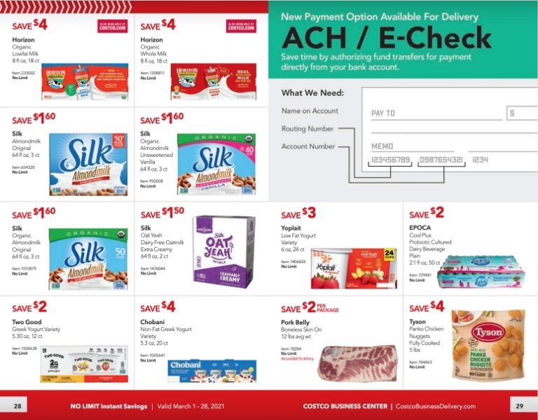 Costco Business Center Coupon Book MARCH 2021 Frugal Hotspot