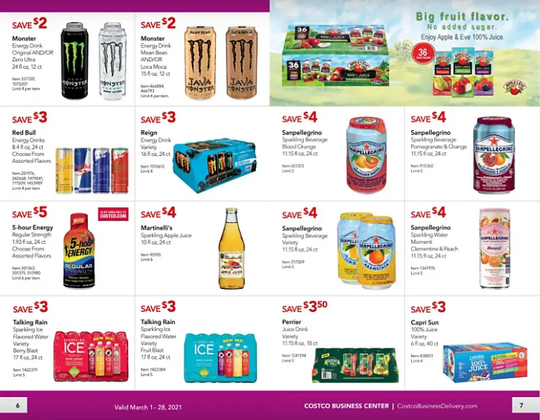 Costco Coupon Book Business Center MARCH 2021 Page 6 Page 7