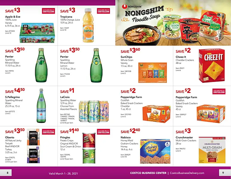 Costco Coupon Book Business Center MARCH 2021 Page 8 Page 9