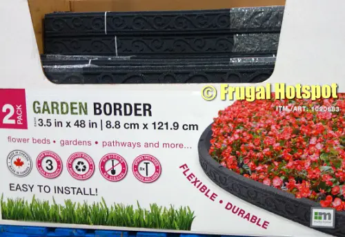 EcoTrend Flexible Rubber Garden Border | Costco