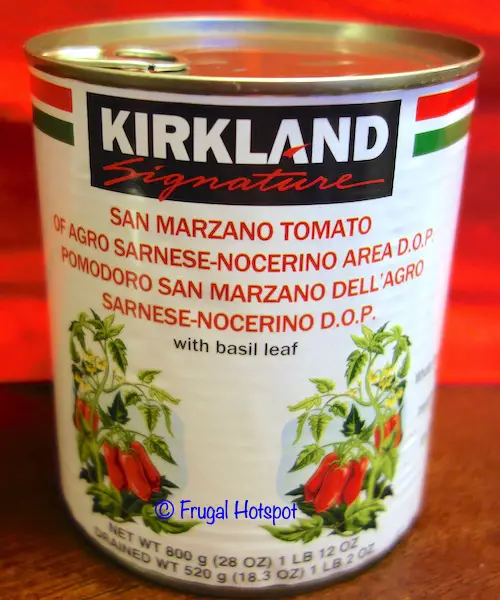 Kirkland Signature San Marzano Tomato with Basil Leaf | Costco 1221266