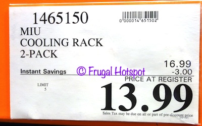 Miu Cooling Rack 2-Pack | Costco Sale Price