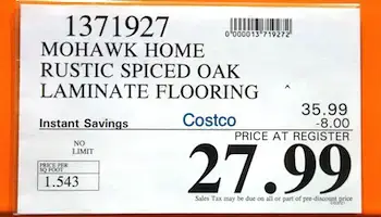 Mohawk Flooring Sale at Costco!! | Frugal Hotspot