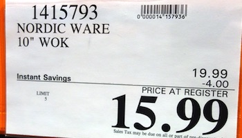 Nordic Ware 10 Wok | Costco Sale Price
